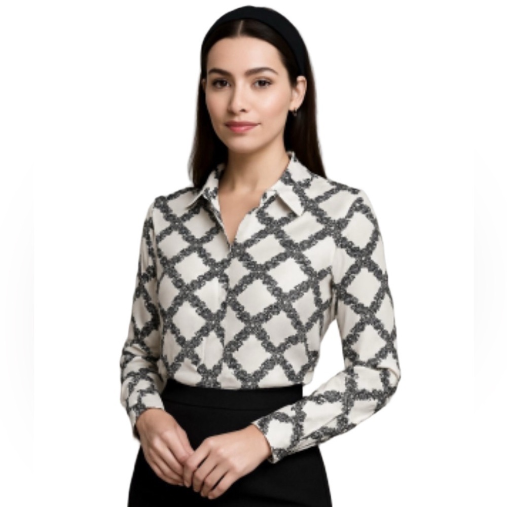 Karl Lagerfeld Ladies‎ Blouse, Japanese Crepe Size XS